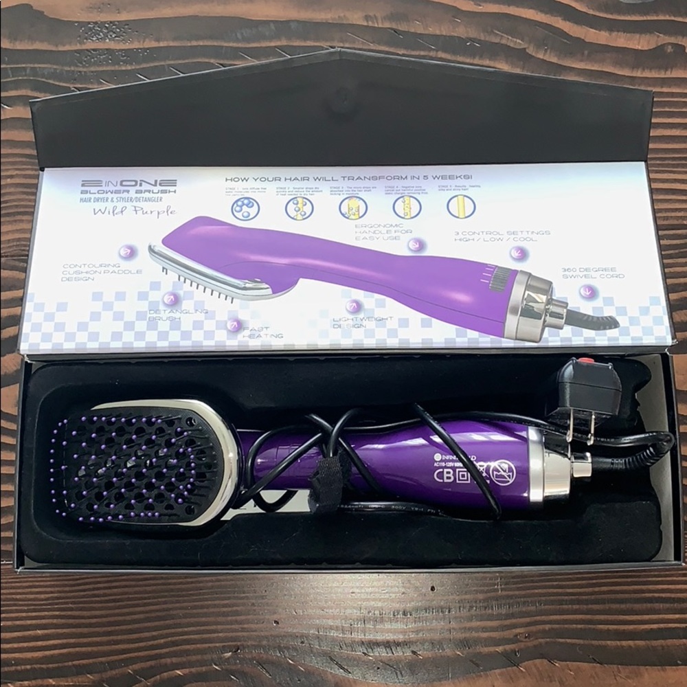 2 in one Blower Brush